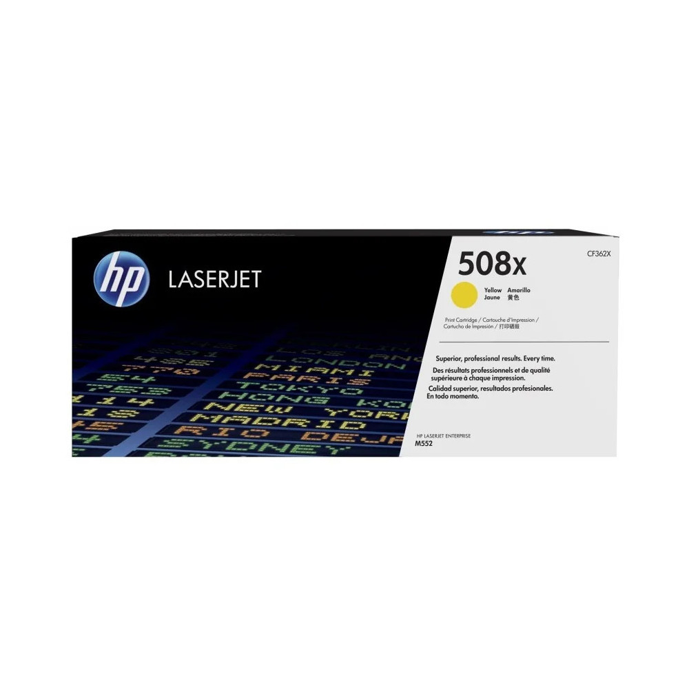 HP 508X JAUNE (CF362X) - TONER GRANDE CAPACITÉ HP LASERJET D'ORIGINE