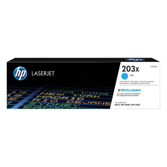 HP 203X CYAN (CF541X) - TONER HP LASERJET D'ORIGINE