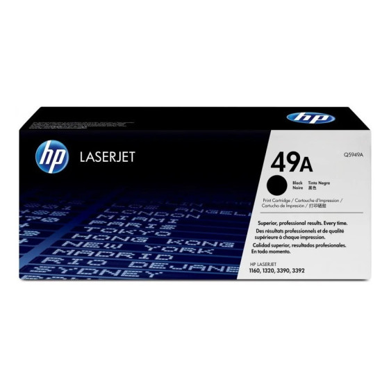 HP 49A NOIR (Q5949A) - TONER HP LASERJET D'ORIGINE