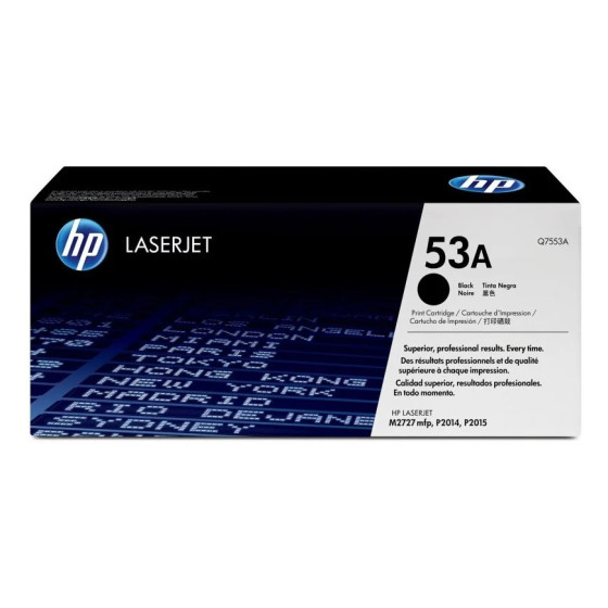 HP 53A NOIR (Q7553A) - TONER HP LASERJET D'ORIGINE