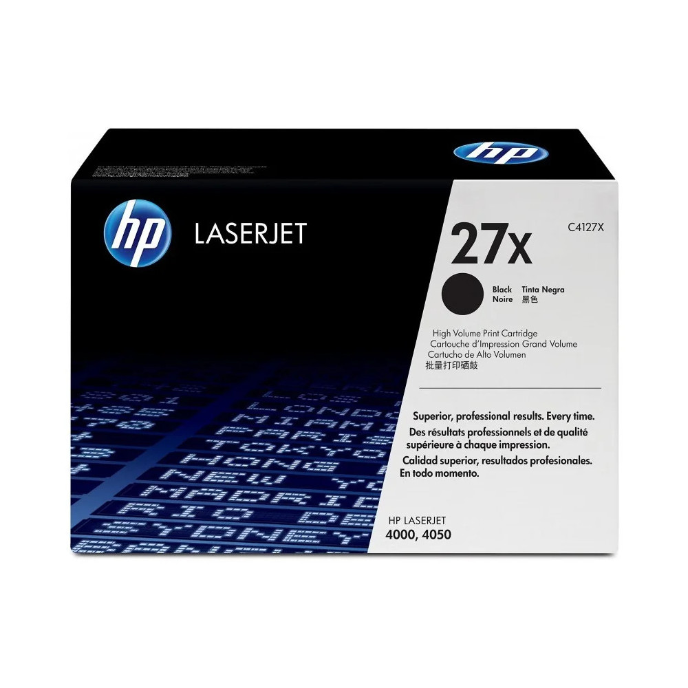 HP 27X NOIR (C4127X) - TONER GRANDE CAPACITÉ HP LASERJET D'ORIGINE