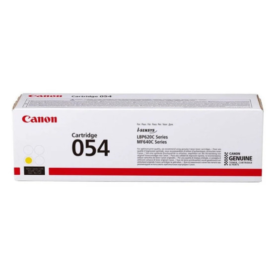 CANON 054 JAUNE - TONER CANON D'ORIGINE (3021C002AA)