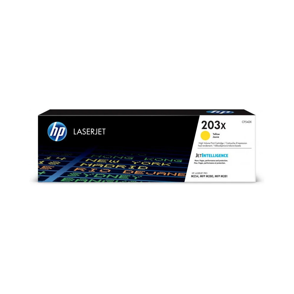 HP 203X JAUNE (CF542X) - TONER HP LASERJET D'ORIGINE