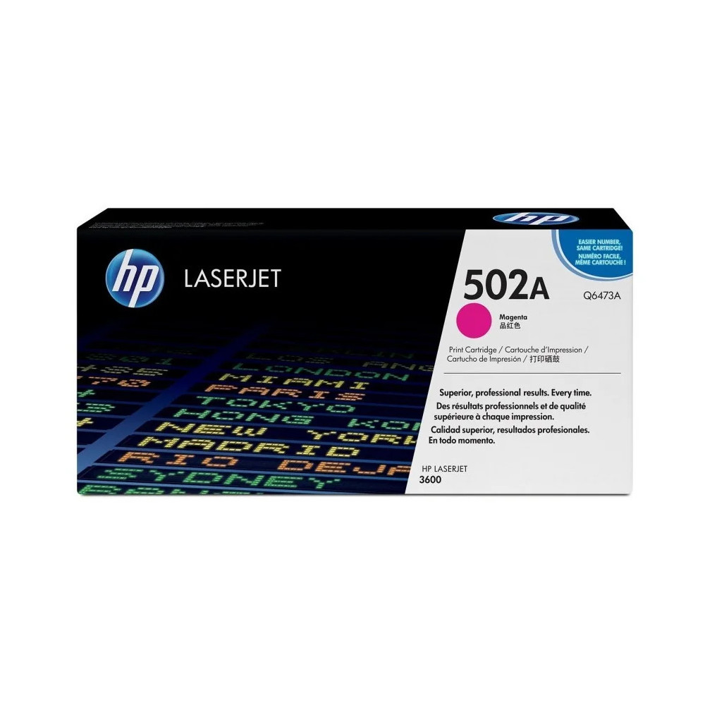 HP 502A MAGENTA (Q6473A) - TONER HP LASERJET D'ORIGINE