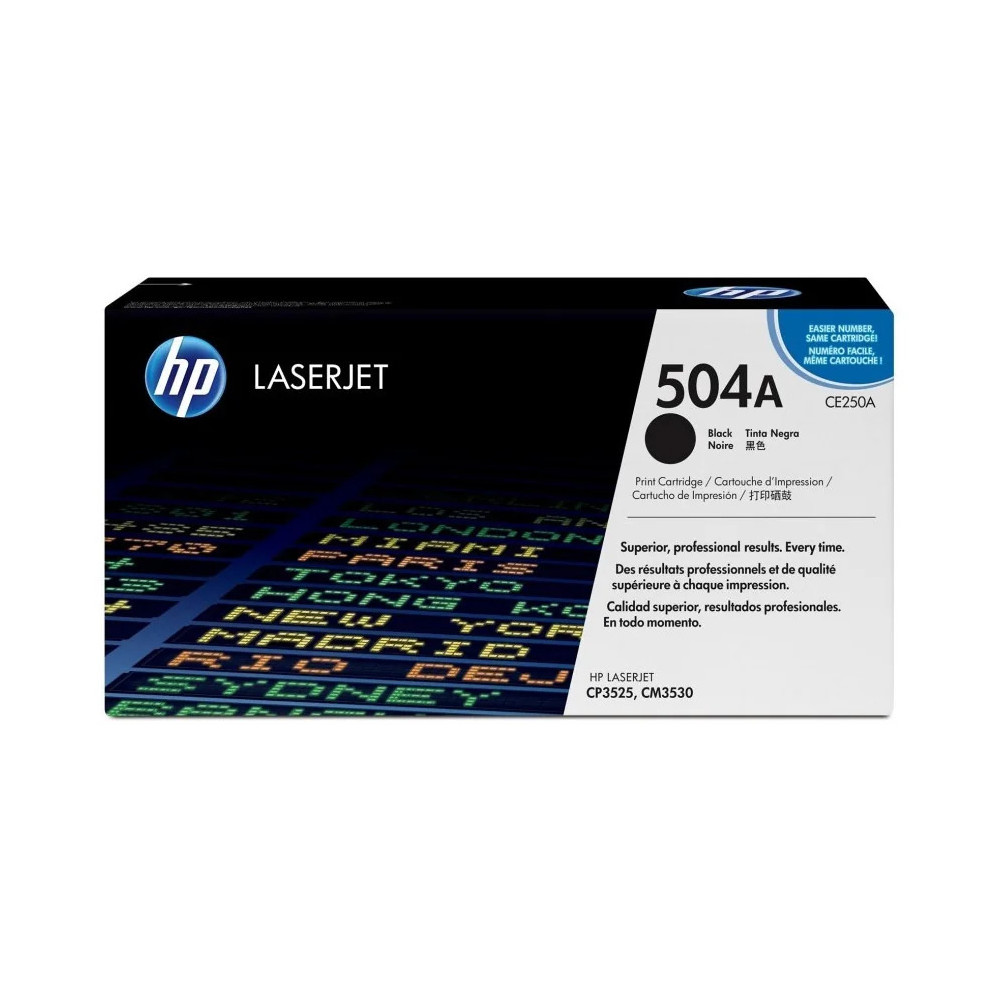 HP 504A NOIR (CE250A) - TONER HP LASERJET D'ORIGINE