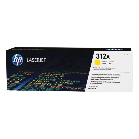 HP 312A JAUNE (CF382A) - TONER HP LASERJET D'ORIGINE
