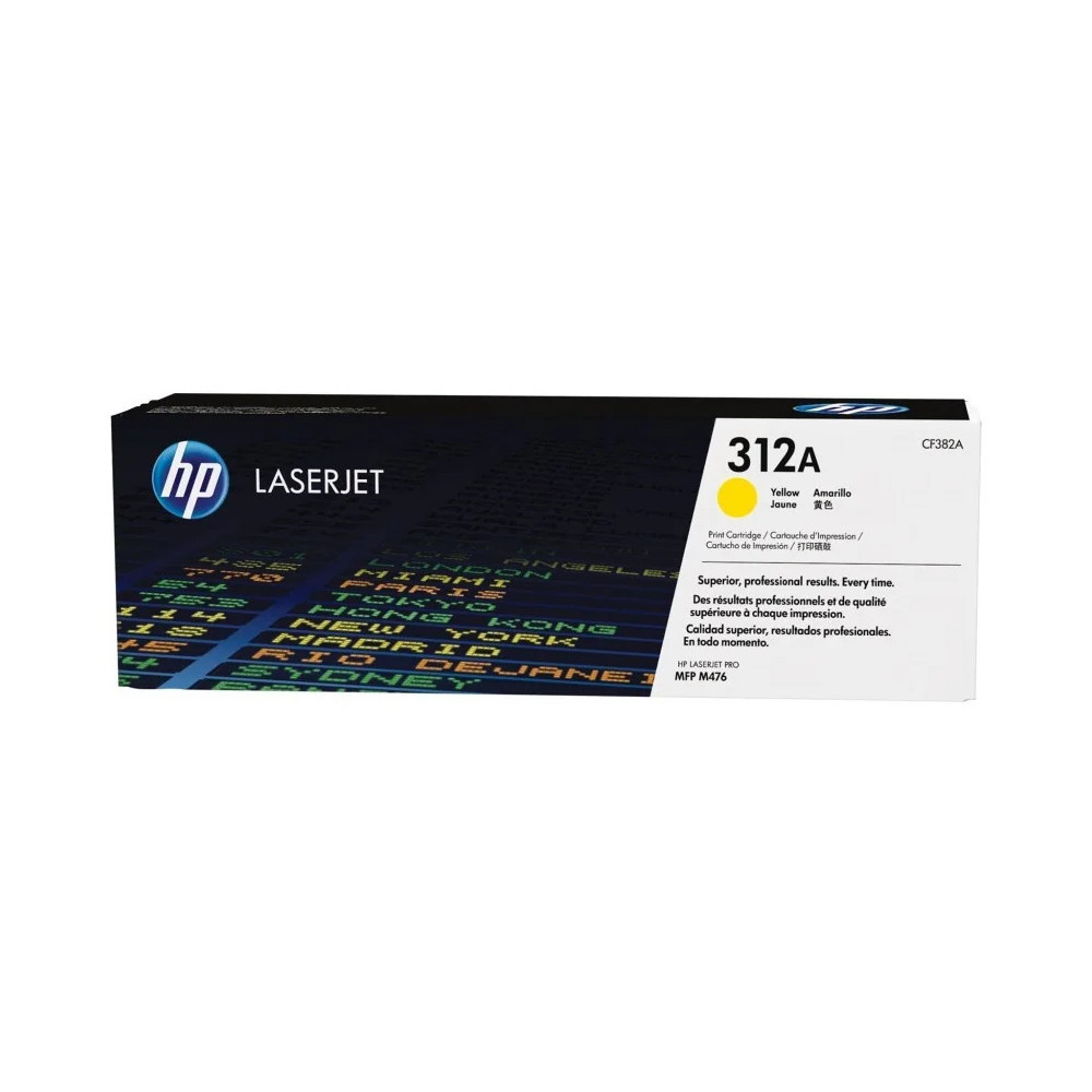 HP 312A JAUNE (CF382A) - TONER HP LASERJET D'ORIGINE