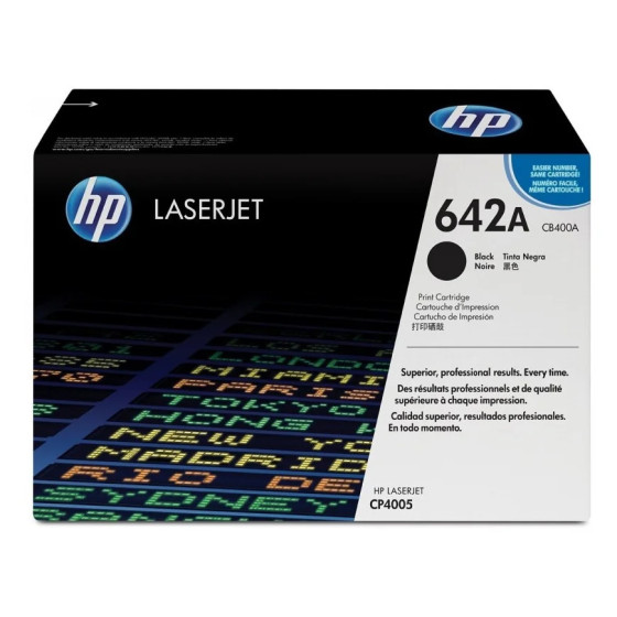 HP 642A NOIR (CB400A) - TONER HP LASERJET D'ORIGINE