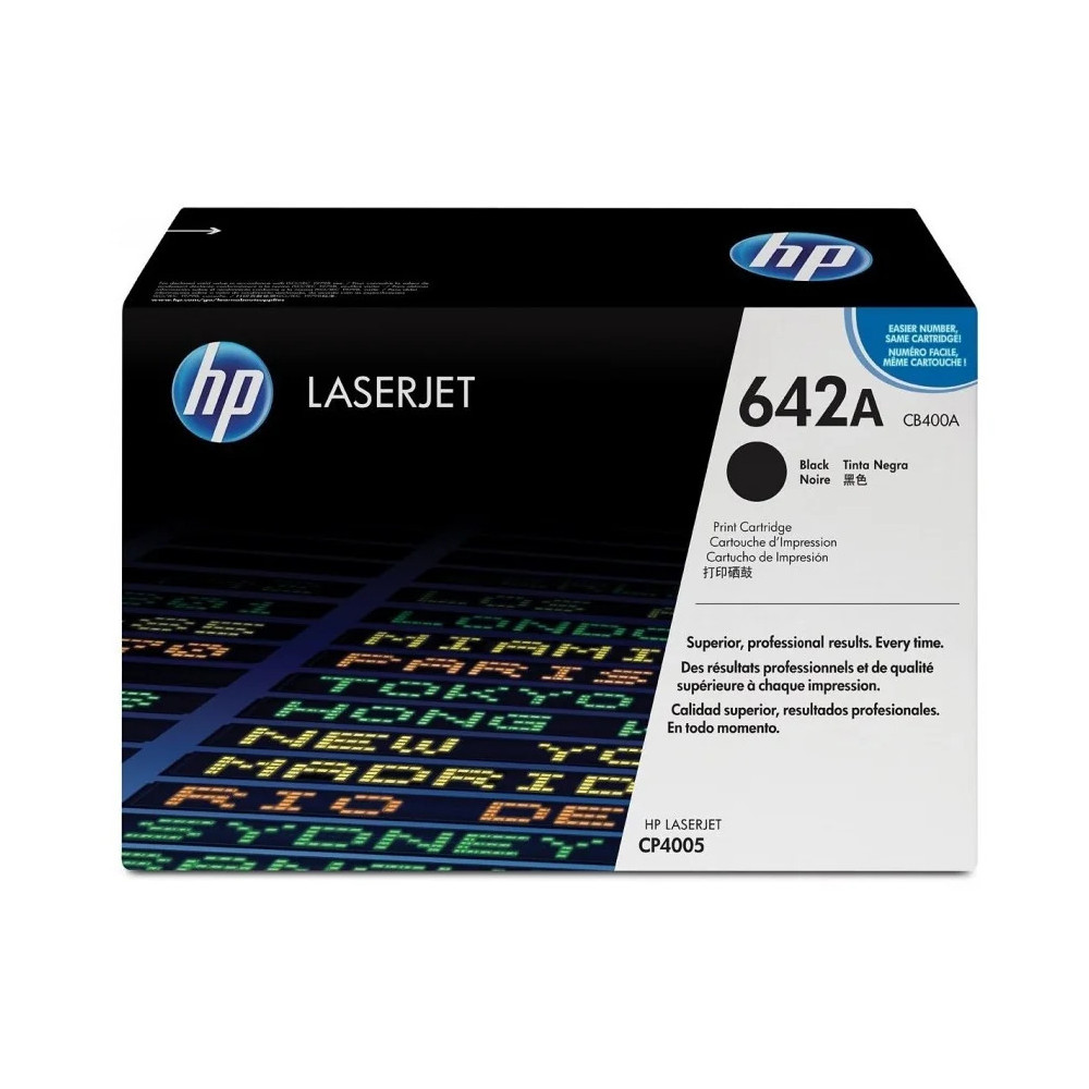 HP 642A NOIR (CB400A) - TONER HP LASERJET D'ORIGINE