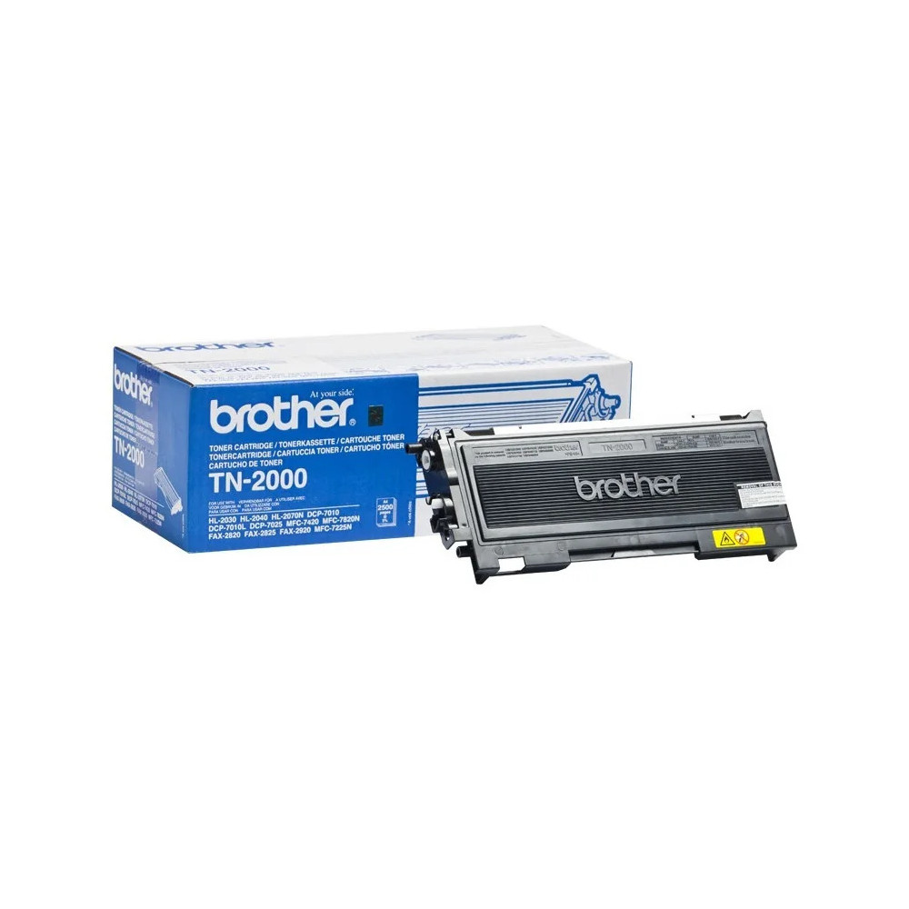 BROTHER TN-2000 NOIR - TONER BROTHER D'ORIGINE (TN2000)