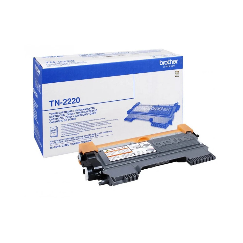 BROTHER TN-2220 NOIR - TONER GRANDE CAPACITÉ BROTHER D'ORIGINE (TN2220)