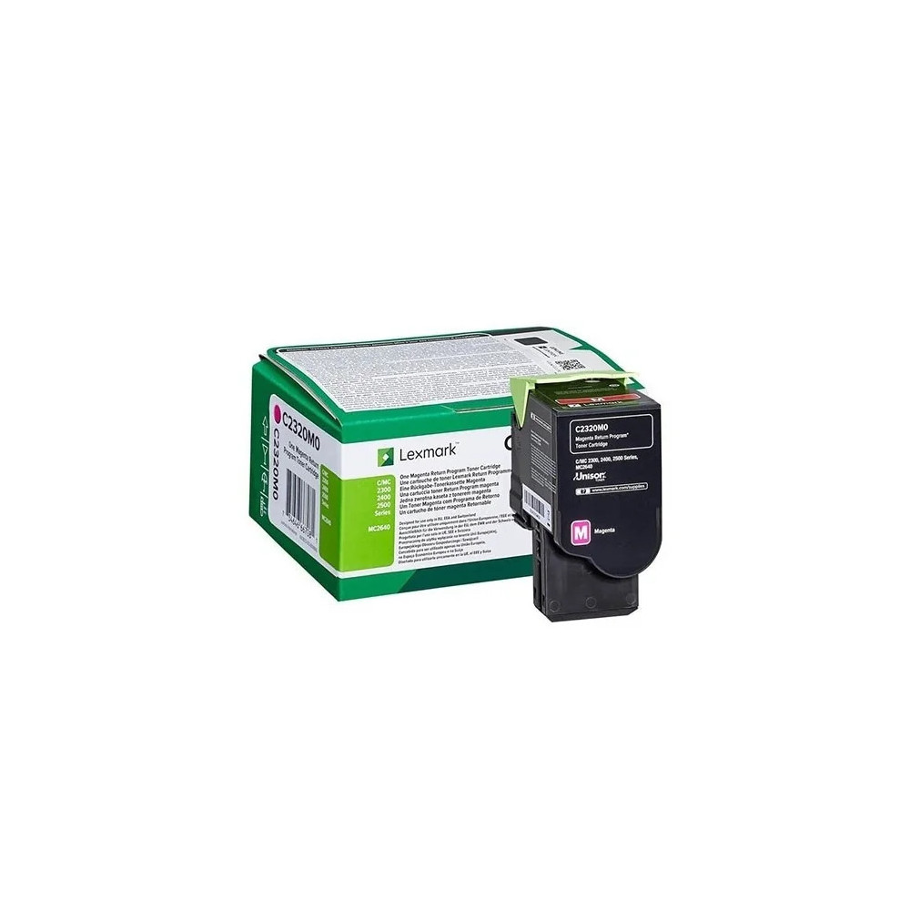 LEXMARK MAGENTA (C2350M0) - TONER LEXMARK PROGRAMME DE RETOUR - 1000