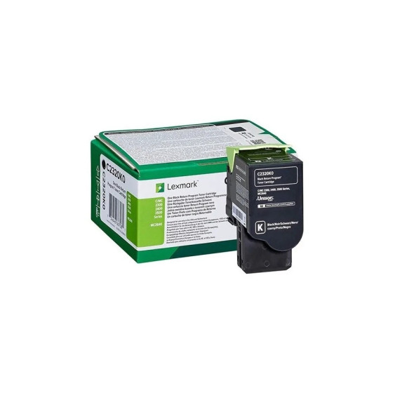 LEXMARK NOIR (C2350K0) - TONER LEXMARK PROGRAMME DE RETOUR - 1000