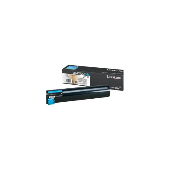 CARTOUCHE TONER LEXMARK HAUTE CAPACITÉ (22K) X940E, X945E CYAN (X945X2CG)