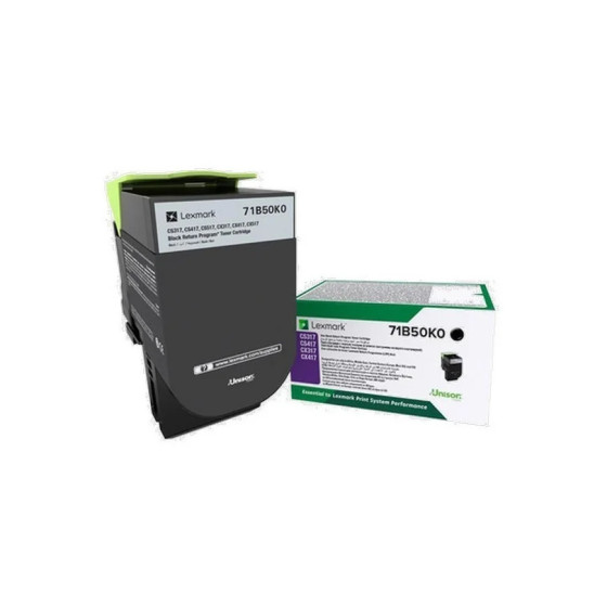 TONER NOIR LEXMARK STANDARD CS/X317 (71B50K0)