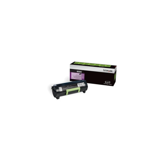 CARTOUCHE DE TONER LONGUE DURÉE LEXMARK 605H NOIR (60F5H00)
