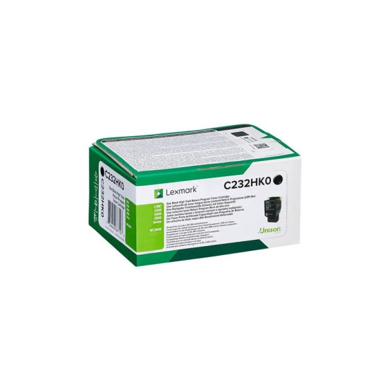 LEXMARK NOIR (C235HK0) - TONER LEXMARK PROGRAMME DE RETOUR - 3000