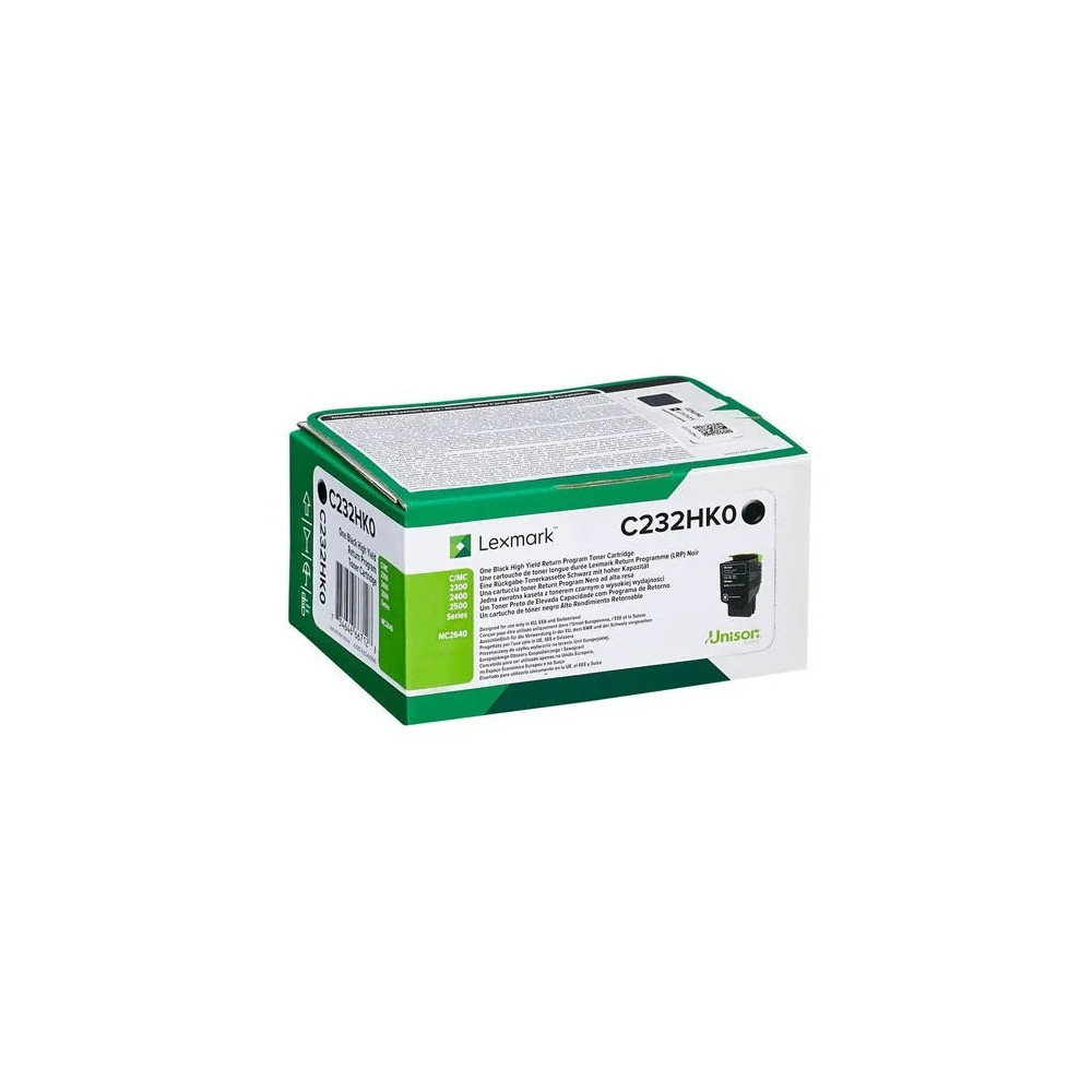 LEXMARK NOIR (C235HK0) - TONER LEXMARK PROGRAMME DE RETOUR - 3000