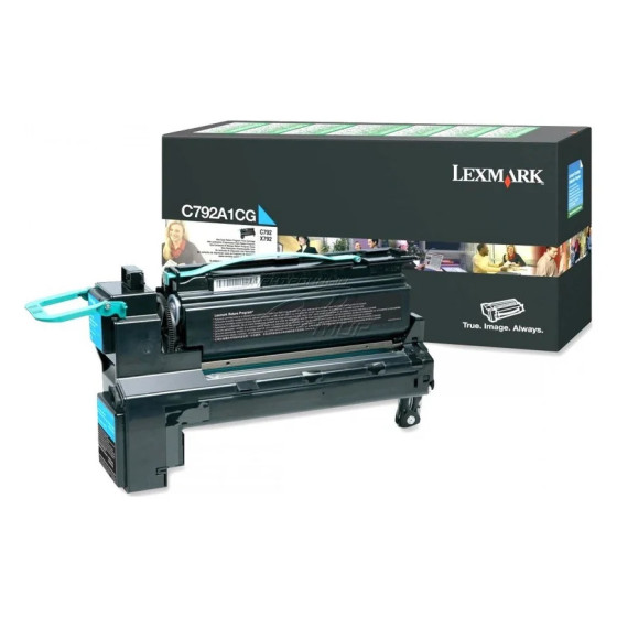 CARTOUCHE DE TONER RETURN PROGRAM CYAN (6K) C792, X792 (C792A1CG)