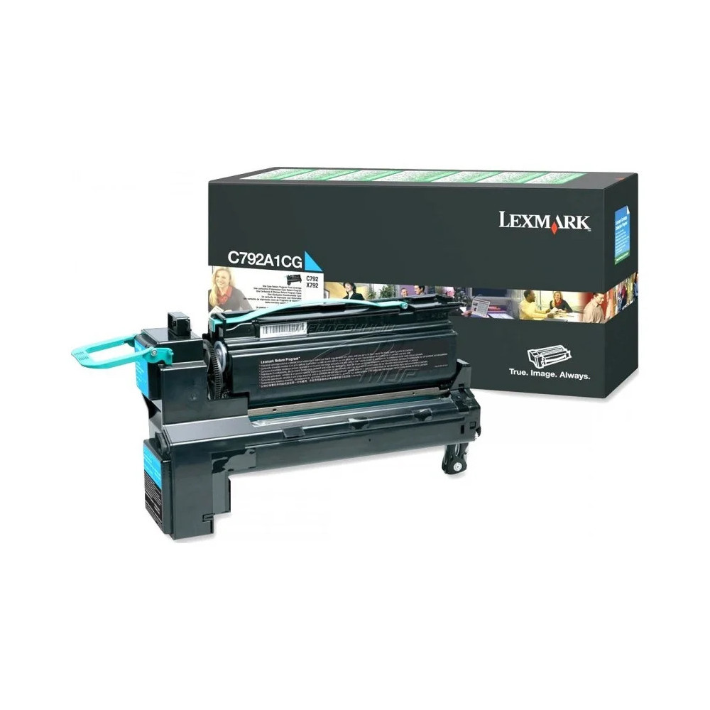 CARTOUCHE DE TONER RETURN PROGRAM CYAN (6K) C792, X792 (C792A1CG)