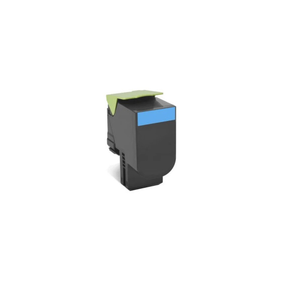CARTOUCHE DE TONER CYAN 808XC EXTRA LONGUE DURÉE DU PROGRAMME DE RETOUR - 4000 PAGES (80C8XC0)
