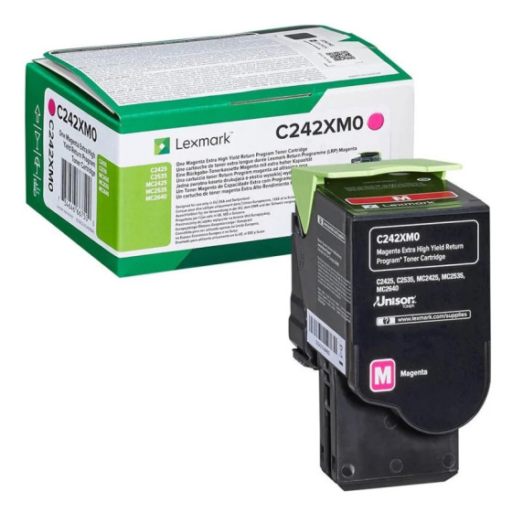 LEXMARK MAGENTA (C245XM0) - TONER LEXMARK PROGRAMME DE RETOUR - 3500