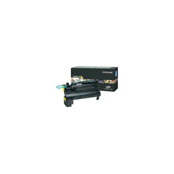 CARTOUCHE RETURN PROGRAMME JAUNE LEXMARK C792, X792 (C792A1YG)