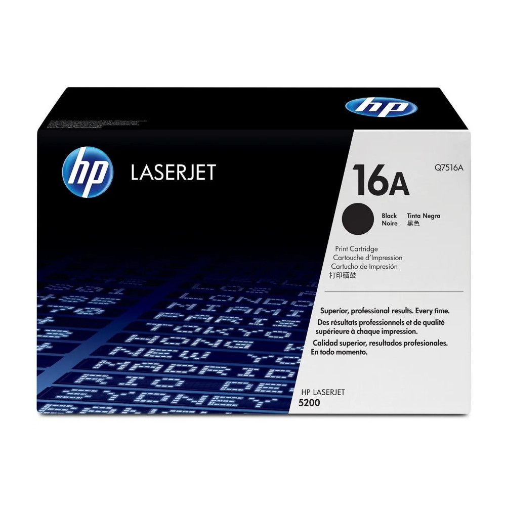 HP 16A NOIR (Q7516A) - TONER HP LASERJET D'ORIGINE