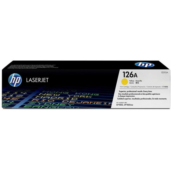 HP 126A JAUNE (CE312A) - TONER HP LASERJET D'ORIGINE