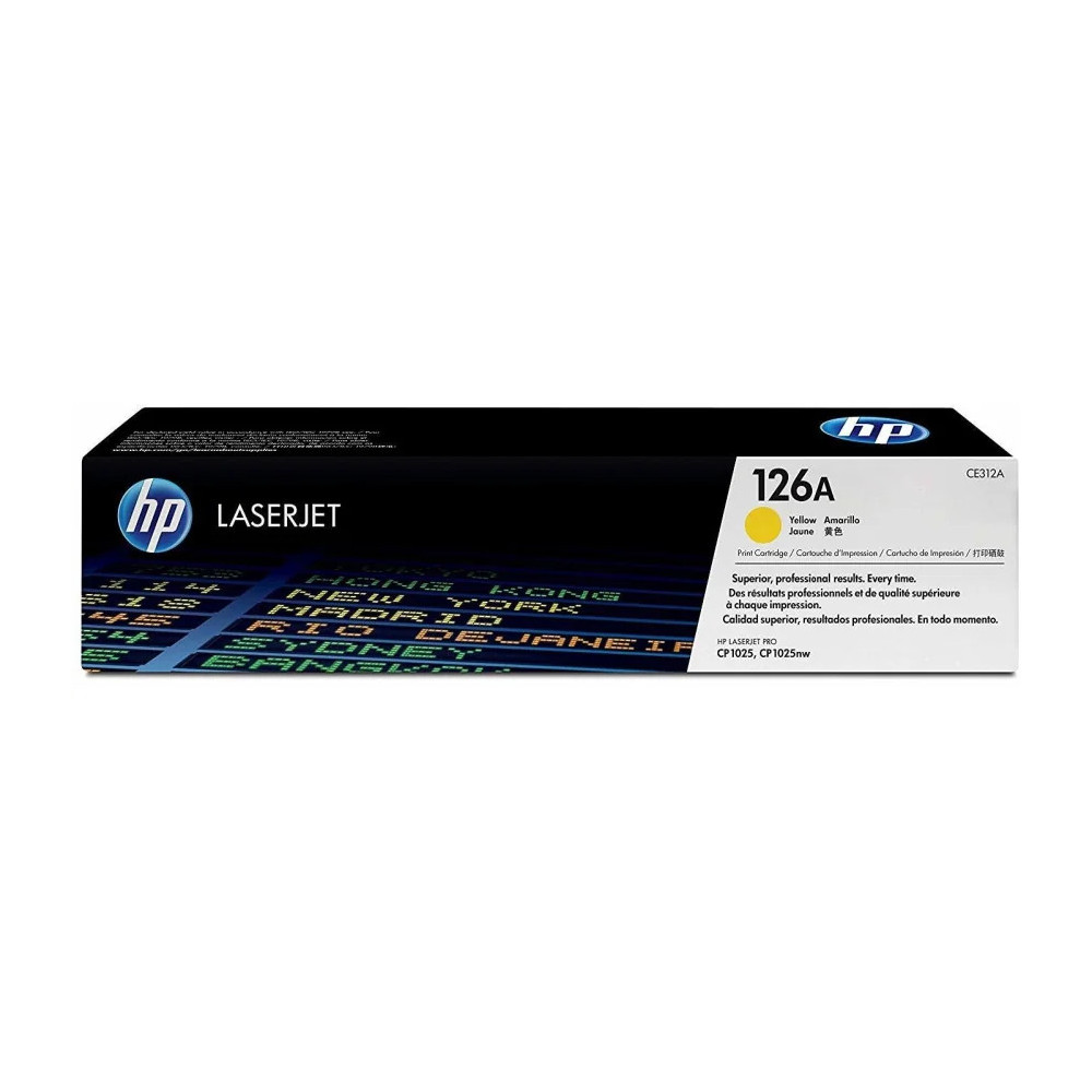 HP 126A JAUNE (CE312A) - TONER HP LASERJET D'ORIGINE