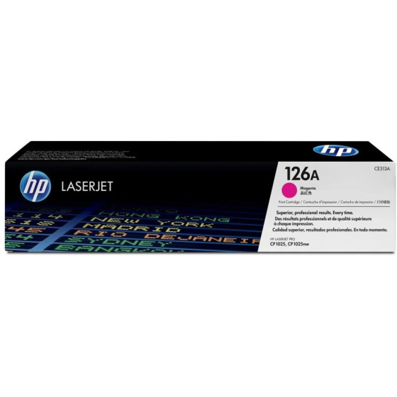 HP 126A MAGENTA (CE313A) - TONER HP LASERJET D'ORIGINE
