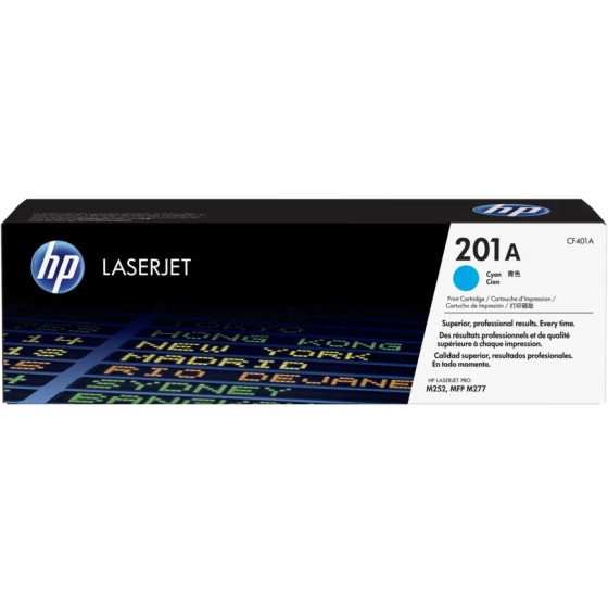 HP 201A CYAN (CF401A) - TONER HP LASERJET D'ORIGINE