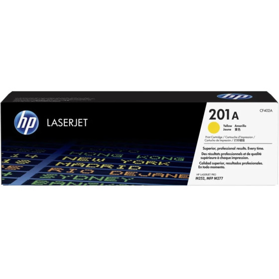 HP 201A JAUNE (CF402A) - TONER HP LASERJET D'ORIGINE