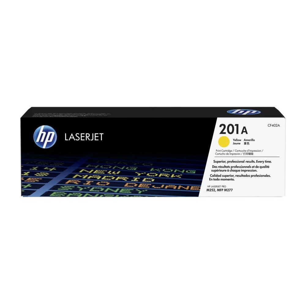 HP 201A JAUNE (CF402A) - TONER HP LASERJET D'ORIGINE