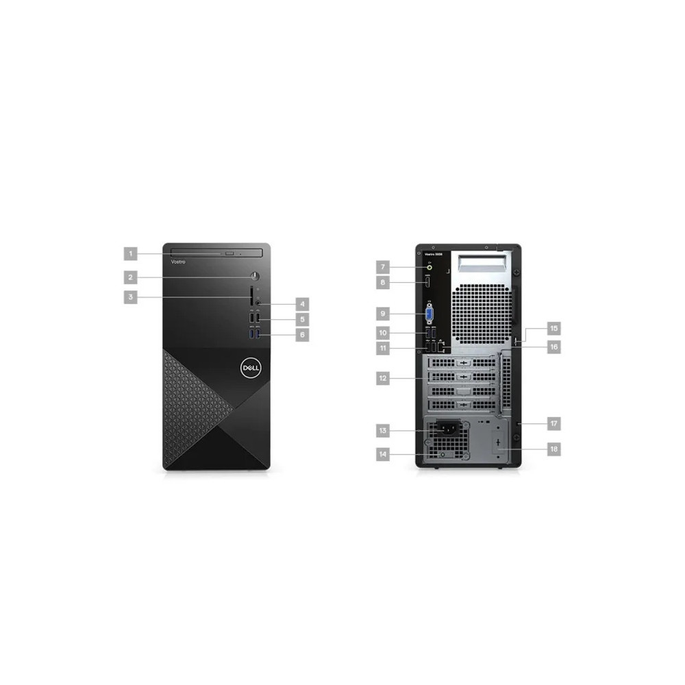 ORDINATEUR DE BUREAU DELL VOSTRO DT 3888 10TH I3 (N204VD3888EMEA03-P)