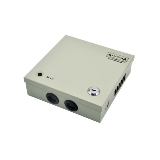 BOÎTIER D'ALIMENTATION 9 CANAUX 12V 10A CCTV CAMÉRA (B1210)