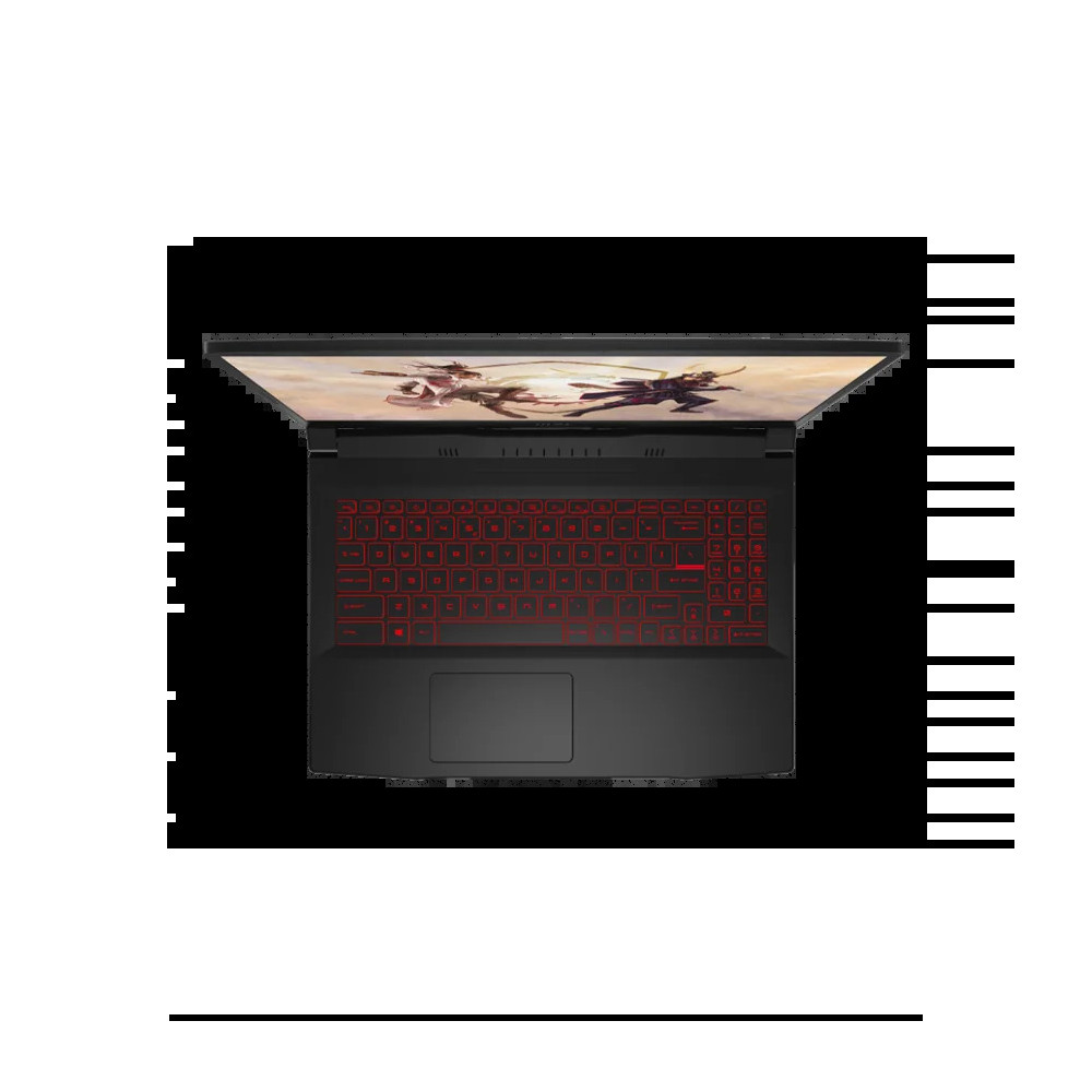 ORDINATEUR PORTABLE MSI Katana GF66 11UE (4719072834210)