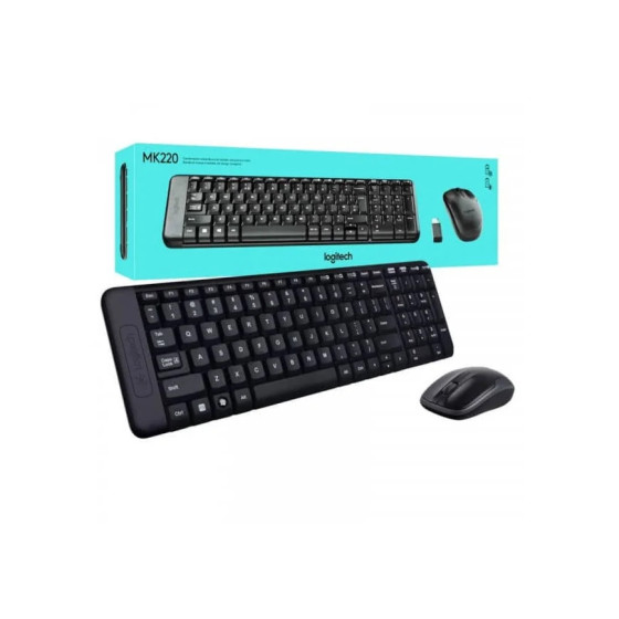 LOGITECH MK220 COMBO CLAVIER ET SOURIS SANS FIL (MK220)