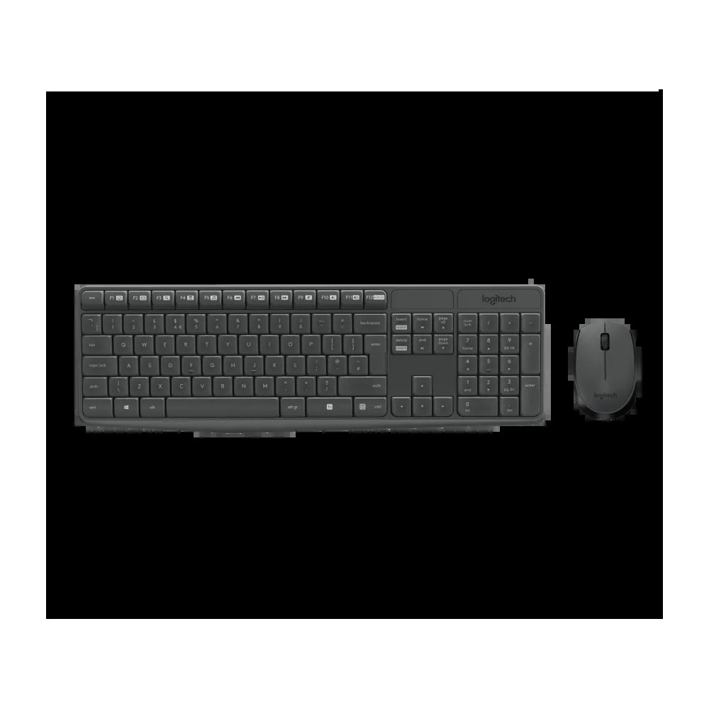 CLAVIER ET SOURIS SANS FIL COMBO LOGITECH MK235 (MK235)