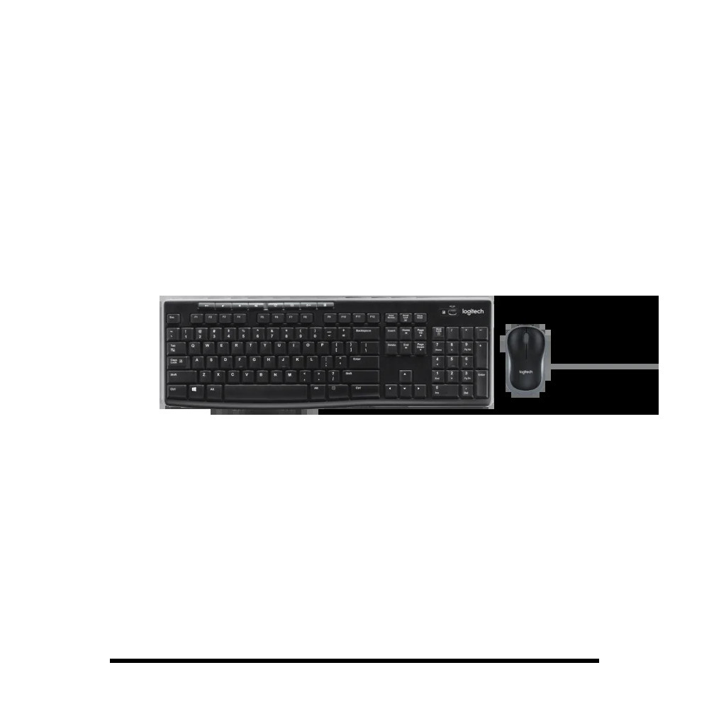 CLAVIER ET SOURIS LOGITECH DESKTOP SANS FIL MK270 (920-004510)