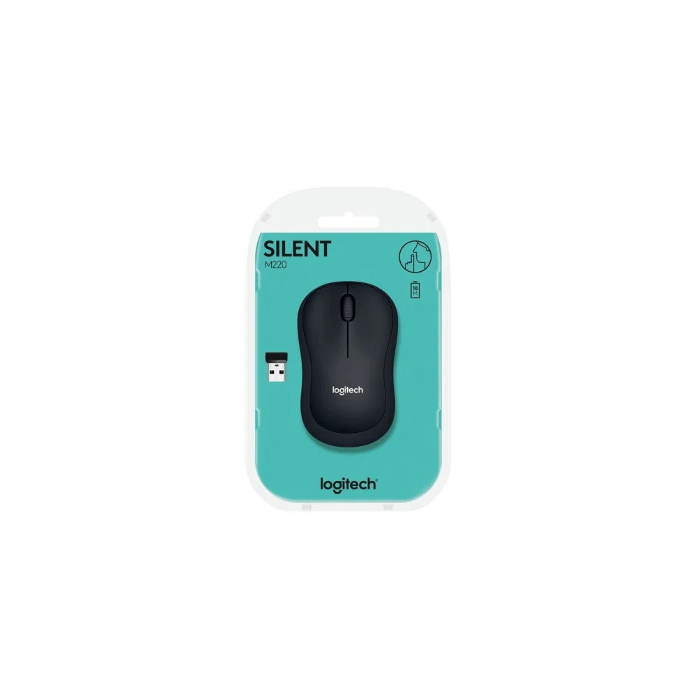 SOURIS WIRELESS LOGITECH M220 SILENT PLUS (910-004878)
