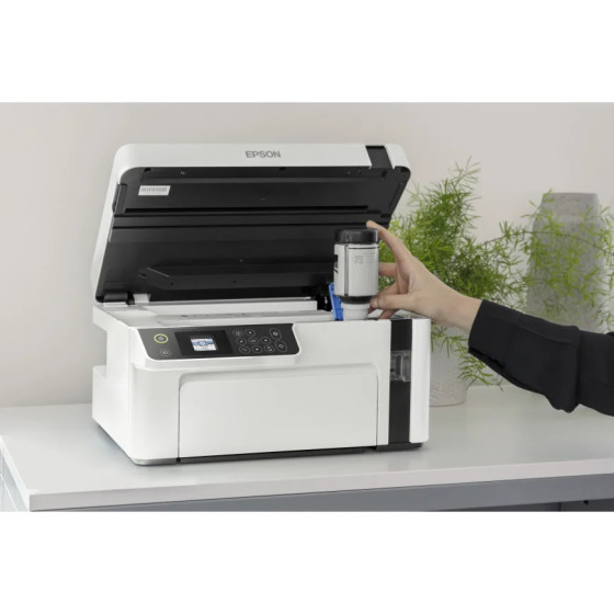 EPSON ECOTANK M2120 IMPRIMANTE MULTIFONCTION MONOCHROME À RÉSERVOIRS RECHARGEABLES (C11CJ18403)