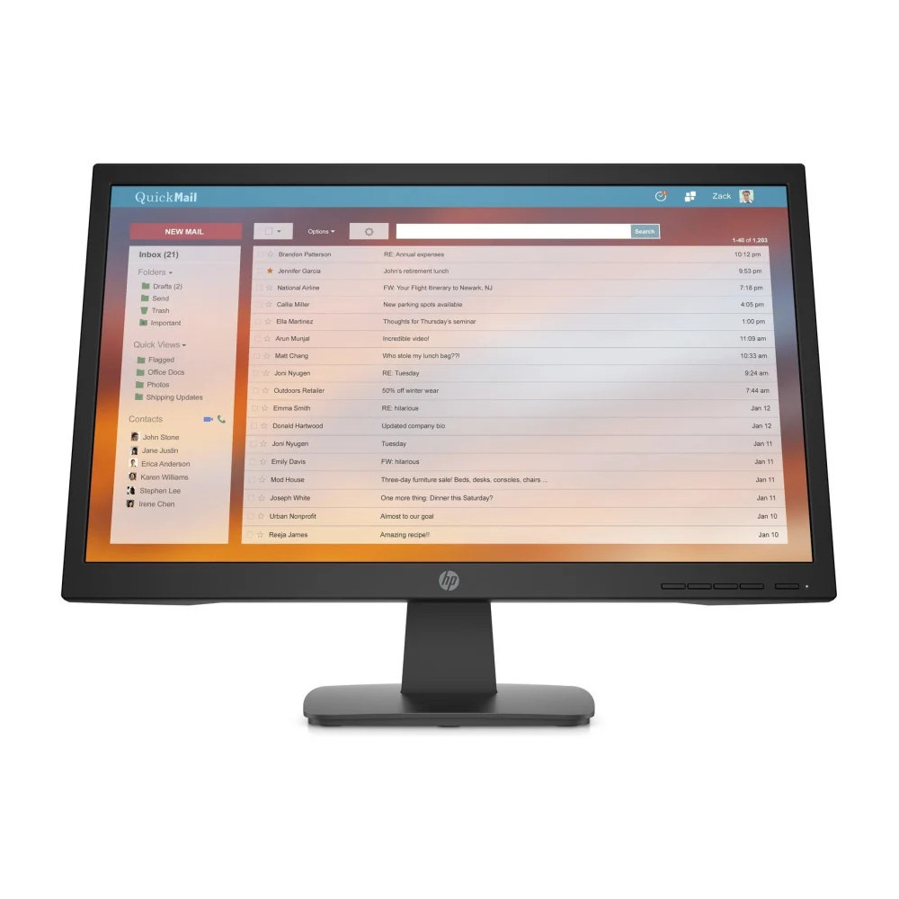 ÉCRAN 21,5" FULL HD HP P22V G4 (9TT53AS)
