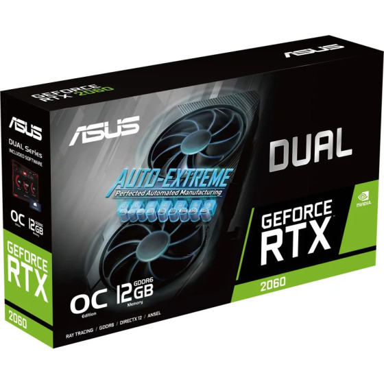 CARTE GRAPHIQUE ASUS DUAL GEFORCE RTX 2060 EVO OC EDITION (90YV0CH7-M0NA00)