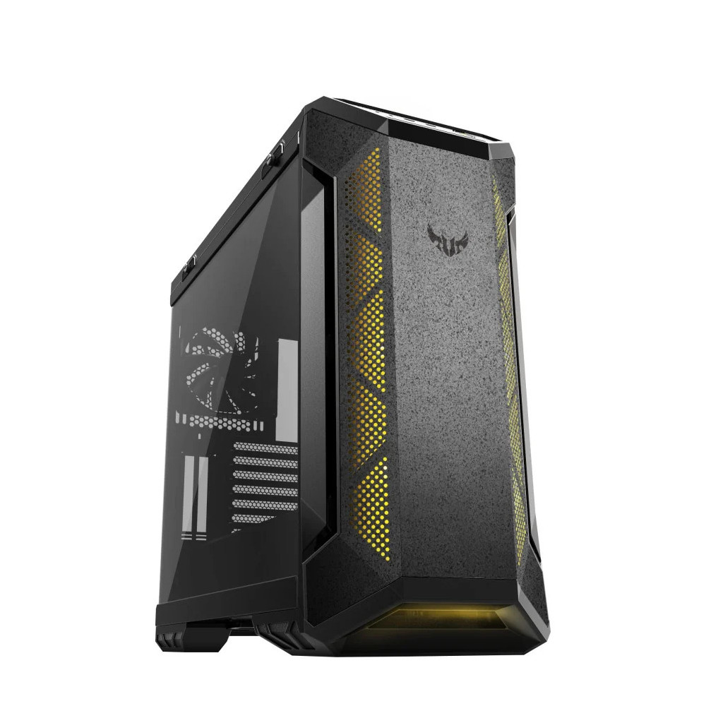 BOÎTIER PC ASUS TUF GAMING GT501 AU FORMAT EATX AVEC PANNEAU AVANT EN MÉTAL PANNEAU LATÉRAL EN VERRE TREMPÉ (90DC0012-B49000)