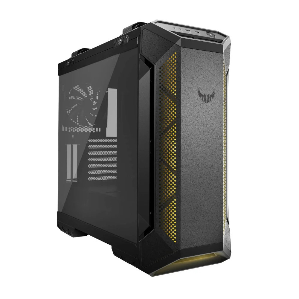 BOÎTIER PC ASUS TUF GAMING GT501 AU FORMAT EATX AVEC PANNEAU AVANT EN MÉTAL PANNEAU LATÉRAL EN VERRE TREMPÉ (90DC0012-B49000)