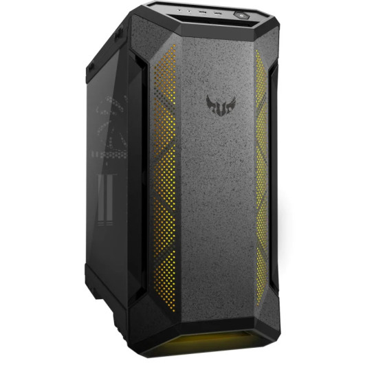 BOÎTIER PC ASUS TUF GAMING GT501 AU FORMAT EATX AVEC PANNEAU AVANT EN MÉTAL PANNEAU LATÉRAL EN VERRE TREMPÉ (90DC0012-B49000)