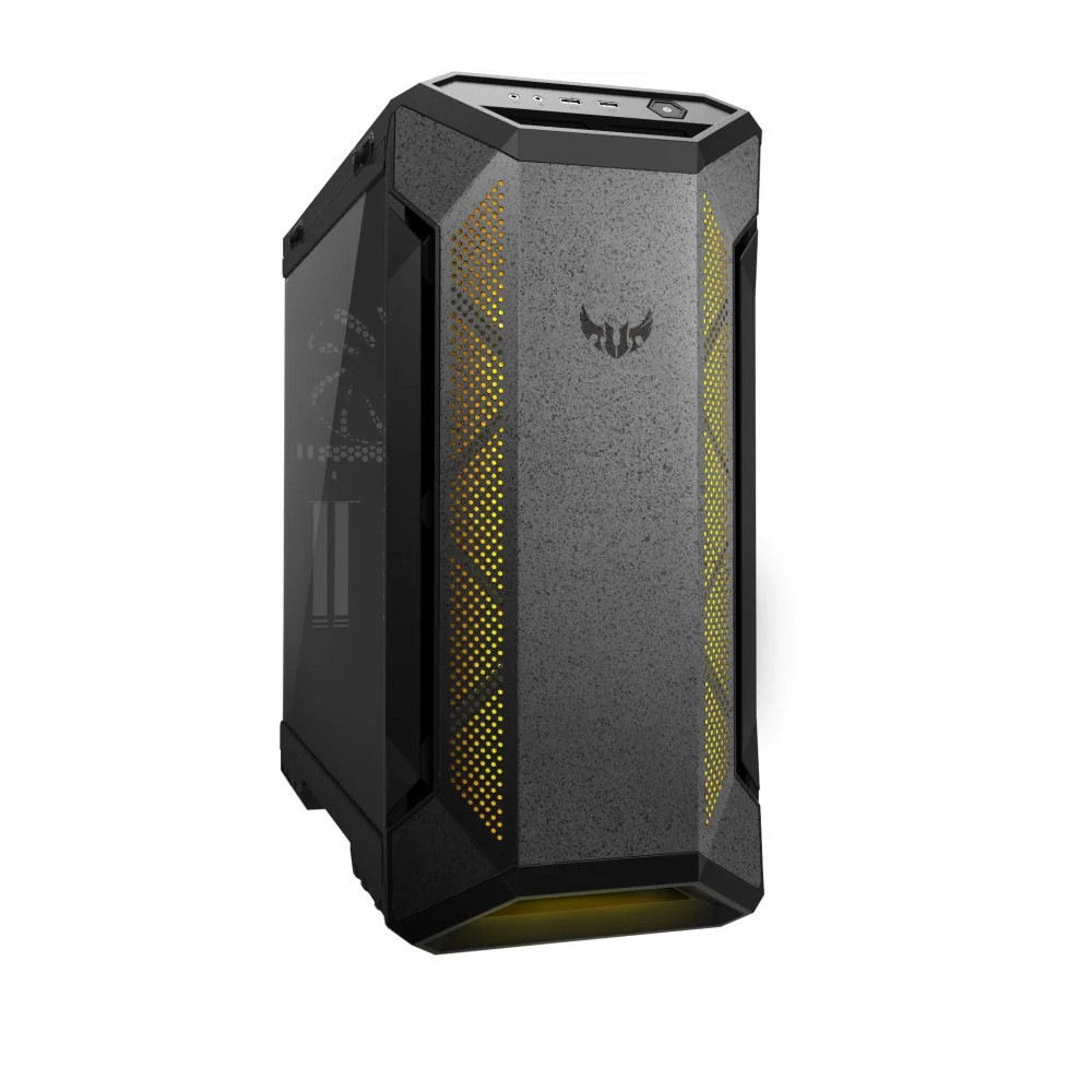 BOÎTIER PC ASUS TUF GAMING GT501 AU FORMAT EATX AVEC PANNEAU AVANT EN MÉTAL PANNEAU LATÉRAL EN VERRE TREMPÉ (90DC0012-B49000)
