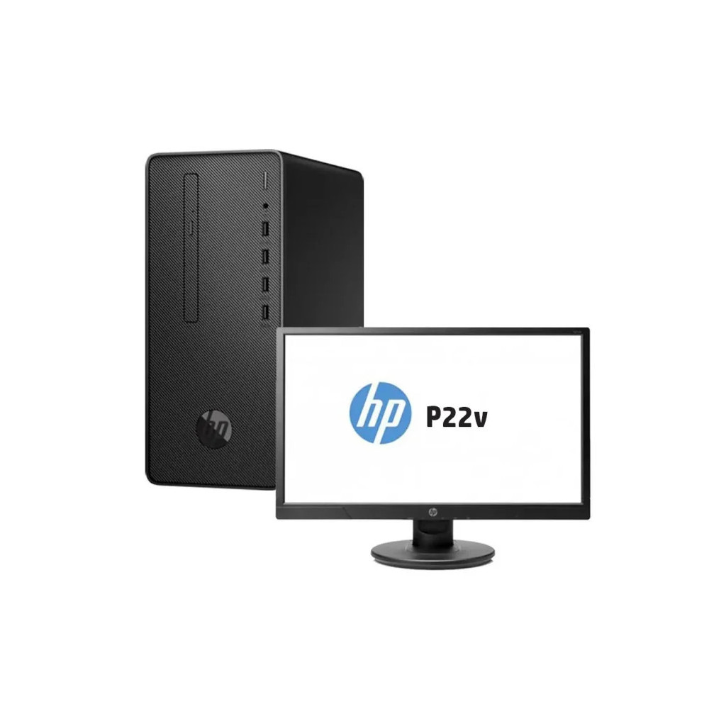 ORDINATEUR DE BUREAU HP PRO 300 G6 FORMAT MICROTOUR + ECRAN HP V22V 21.5" (2T8E5ES)