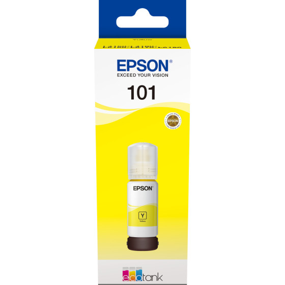 EPSON 101 JAUNE - BOUTEILLE D'ENCRE EPSON ECOTANK D'ORIGINE (C13T03V44A)